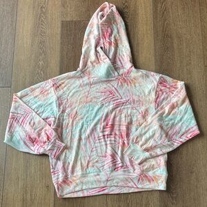 P.J. Salvage Pink & Mint Tropical  Hoodie